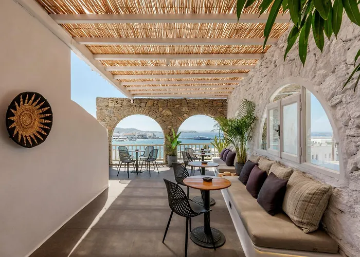 Frühstückspension Yalos Sunset View Private Mykonos Town