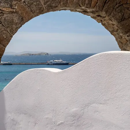 فندق مبيت وإفطار Yalos Sunset View Private Mykonos Town